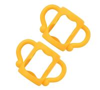 Hemobllo 2 Pièces Poignée Silicone pour Biberon Lot de Fuites Facile à Nettoyer pour Allaitement et Apprentissage Autonome Couleur Orange