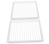 Hemobllo 2 Pièces Porte Cage à Pigeon de Course Fil de Renforcé T Shaped Porte à pour Entraînement et Reproduction et Facile à Installer