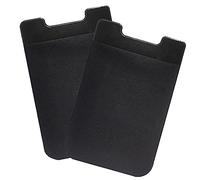 Hemobllo 2 Pièces Porte Cartes Autocollant pour Téléphone Pochettes Adhésives pour Cartes de Crédit Id Compatible Majorité des Smartphones Pratique et Durable