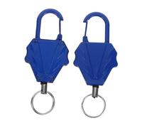 Hemobllo 2 Pièces Porte-clés Rétractables avec Clip Extensible pour Badges Multifonction pour Randonnée Camping et Activités de Plein Air