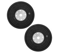 Hemobllo 2 Pièces Poulie de Roulement pour Vélo Exercice et Machine à Câble Roue de Remplacement Robuste et Silencieuse pour Équipement de Fitness Domestique Accessoire Compatible Noir