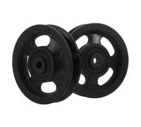 Hemobllo 2 pièces Poulie Roue Fitness Noyau Métal Diamètre Accessoires Musculation Machine Câble Facile Installation Remplacement Pratique pour Entraînement à la Maison