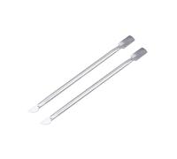 Hemobllo 2 pièces Poussoir Cuticules Acier Inoxydable Couteau et Grattoir Cuticules pour Manucure et Pédicure Kit Outils Soins Ongles Pratique