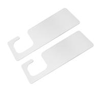 Hemobllo 2 Pièces Présentoir à Nail Art, Support pour Capsules D'ongles en Acrylique Transparent, Portable, Facile à Nettoyer, pour Salon de Manucure et Expositions Mobiles