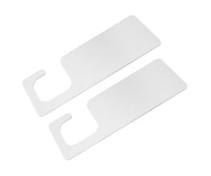 Hemobllo 2 Pièces Présentoir à Nail Art, Support pour Capsules D'ongles en Acrylique Transparent, Portable, Facile à Nettoyer, pour Salon de Manucure et Expositions Mobiles