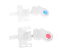 Hemobllo 2 Pièces Pression Valve Chaude Et Froide Accessoires Switch Accessoire Switch Robinets Spigot De Refroidisseur D'eau Robinet Pour Le Distributeur D'eau Bec De Bouteille D'eau Fer