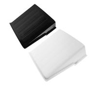 Hemobllo 2 Pièces Protection pour Caméra Extérieure Coque Résistante Aux Intempéries Bouclier Solaire et Pluie Anti-UV Installation Facile pour Caméra de Sécurité