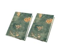 Hemobllo 2 pièces Protège-cahier Tissu Lavable Lot de Couverture Réutilisable et Ajustable pour Notebook Protection Décorative et Artistique pour Journaux et Carnets