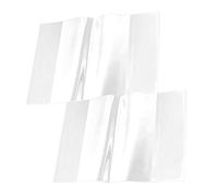 Hemobllo 2 pièces Protège Cahier Transparent PVC Film Protecteur et Flexible Couverture Étanche pour Carnet Journal et Scrapbooking Lot