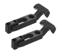 Hemobllo 2 Pièces Rubber Adjustable T Handle Locking Latch For Tool Box Golf Cart Equipment Cases Shock Absorbing Vibration Resistant Draw Hasp For Outdoor Use