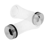 Hemobllo 2 pièces Salières Poivrières Inox avec Trou de Versement Réglable Récipients à Épices Verre pour Design Moderne et Facile à Nettoyer
