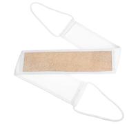 Hemobllo 2 pièces Sangle Lave Dos Naturelle Loofah Gommage Exfoliant avec Poignées Serviette de Bain Douce et Large pour Hommes et Femmes Soins Corps et Peau Sensible