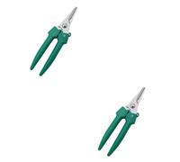 Hemobllo 2 Pièces Sécateurs de Jardin Acier Inoxydable Outils de Pruning Ergonomiques pour Fruits Plantes Conception Antidérapante Économique