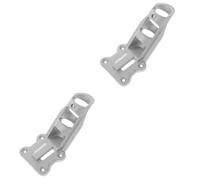 Hemobllo 2 Pièces Support Fixe pour Porte-Drapeau Fanion mât de Drapeau pour la Maison Montage fixé treteaux reglables pièces de Rechange pour mât de Drapeau Porte-Drapeaux Aluminium