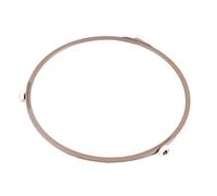 Hemobllo 2 pièces Support pour Plateau de Four Micro Ondes Rond Anneau Rotatif avec Roulettes Aux Chocs Support pour Plateau Verre Accessoire de Cuisson Multifonction pour Micro Ondes