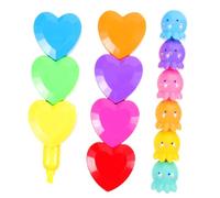 Hemobllo 2 pièces Surligneur Octopus Mignon Marqueurs Fluorescents Colorés pour Information Scolaire Surlignage pour Lecture et Travail Design Ergonomique Facile à Tenir