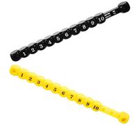 Hemobllo 2 pièces Table Football Score Counters Multi-Functional Scorekeeper Bars for Tabletop Soccer with Number Markers Easy to Use and Carry