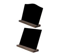 Hemobllo 2 pièces Tableau Ardoise de Table avec Chevalet Support Ardoise Effaçable pour Mariage Bar Fête et Décoration Polyvalente Couleur Aléatoire Couleur Aléatoire