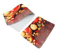 Hemobllo 2 Pièces Tapis Cuisine en Polyester Antidérapant | Style Farmhouse, Surface à Séchage Rapide, Protège les Sols Durs, pour Évier et Entrées, Ambiance Halloween