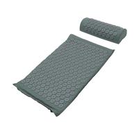 Hemobllo 2 pièces Tapis de Massage Shiatsu et Coussin Acupression Pratiques pour Tout le Corps Soulagement des Douleurs Musculaires avec Housse de Transport