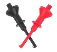 Hemobllo 2 pièces Test Hook Crochet Multimètre Fileté Pince de Test Rétractable Précise et Portable pour Composants Électroniques Accessoire Compatible avec Multimètres et Clips Ic