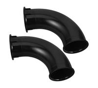 Hemobllo 2 pièces Tube de Port pour Haut-Parleur Lot de Tube Réflexe Plastique pour Caisson de Basses Portable et Voiture Accessoire pour Ventilation et Amélioration des Basses