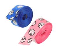 Hemobllo 2 Rouleaux Ruban Sportif Volleyball Ruban Cheerleader Spirit pour Accessoires de Cheveux et Décorations Équipe Résistant et Imperméable et Rose