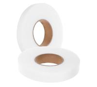 Hemobllo 2 rouleaux Rubans Thermocollants Double Face pour Ourlet Bande Adhésive Sans Couture pour Vêtements Reparation Facile de Tissus Blanc Utilisable sur Chapeaux Manteaux et Chemises