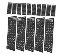 Hemobllo 20 Feuilles Autocollants Clavier Russe Mat Antibruit Lettres Cyrilliques pour Pc Portable Bureau Apprentissage Langue Russe