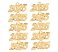 Hemobllo 20 Pièces Breloques Chiffres Pour Loisirs Créatifs Breloques Pour Colliers Et Bracelets Pendentifs à Fabriquer Soi-même