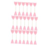 Hemobllo 20 Pièces Brosse Nettoyante Visage Silicone Brosse Pour Pores Double Tête Pour Masque Visage Outil Beauté