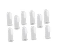 Hemobllo 20 pièces Brosses à Dents pour Animaux Silicone Doigtier Dent pour et Chiens Nettoyage Oral avec Massages Gencives Pratique et Portable