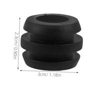 Hemobllo 20 Pièces Butées Caoutchouc pour Table de Football Roulements Résistants et Bruit Accessoires de Remplacement pour Table de Football Dintérieur et Salle de Jeux