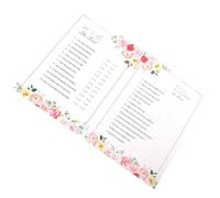 Hemobllo 20 Pièces Cartes de Questions-réponses, Jeu à Écrire, Papier | Réponses à Remplir, Quiz à Cases à Cocher, Animation Mariage, Enterrement de Jeune Fille