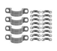 Hemobllo 20 Pièces Coude Droit de Conduit PVC 1/2 Pouce à 2 Trous | Support de Tube pour Câbles, Installation Intérieure Précise, Réduit les Courbures, pour Rénovation Maison