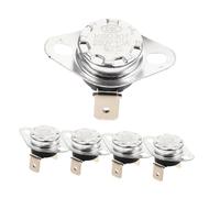 Hemobllo 20 Pièces De Commande Fusible Thermique Cs-7 De Contrôle De Température En Métal Normalement Thermostat Bouilloire Électrique Le Fer Four 10a