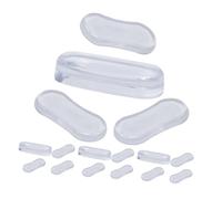 Hemobllo 20 Pièces de Silicone Transparent pour Cuvette de Wc Antichocs Imperméables et Antidérapants Coussinets Réducteurs de Bruit pour Fermeture Silencieuse Abattant