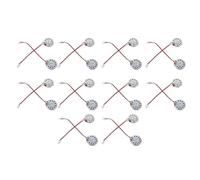 Hemobllo 20 Pièces Haut-Parleur Compact Rond 8 Ohm 0,5 W Diamètre 30 MM | Mécanisme Magnétique Interne, Profil Ultrafin, Clarté Médium, pour Dispositifs D’apprentissage et Modules Vocaux