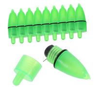 Hemobllo 20 pièces LED Luminous Night Fishing Bell Light Accessory for Carp and Trout Night Fishing Alarm