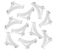 Hemobllo 20 Pièces Lot de Clips Inox Support Étagère Congélateur Réfrigérateur Accroche Simple et Pratique pour Rangement Cuisine et Balconnet Frigo