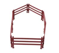 Hemobllo 20 pièces Lot de Clôture Miniature pour Enclos de Ferme Educatif pour Garçon Fille Accessoires de Jardin Rigides et Décoratifs