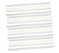 Hemobllo 20 pièces Lot de Faux Cils pour Poupée Accessoires DIY Multi-couleurs Noir Marron Thé et Or Matériel Pratique pour Fabrication de Poupées