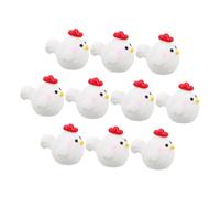 Hemobllo 20 Pièces Mini Resin Chick Figurines for Garden and Home Decoration Weather Resistant Tiny Miniature Chicks for Fairy Garden Bonsai Easter Party Accents Lightweight and Craft