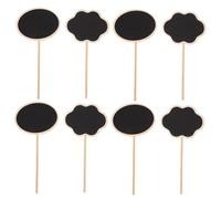 Hemobllo 20 pièces Mini Tableaux Noirs pour Jardin Étiquettes de Plantes Décoratives Ardoise à Craie pour Messages et Identification des Fleurs
