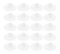 Hemobllo 20 pièces Organisateur de Câbles à Ventouse avec Clip Ouvert Plat Support Câble Compact pour Murs Carrelés Facile à Installer et Retirer Bureau Cuisine Salle de Bain