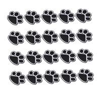 Hemobllo 20 pièces Patch Thermocollant Patte de Chien Brodé pour Vêtements DIY Accessoires de Couture Décoratifs pour Personnalisation et Réparation Motif Embroidered Patch Appliqué