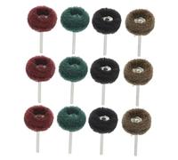 Hemobllo 20 pièces Roues de Polissage pour Perceuse Manche Accessoires Outils Rotatifs pour Polir et Éliminer Rayures Multi Couleurs pour Bricolage et