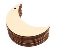 Hemobllo 20 pièces Tranches Naturel Lune Non pour Décoration Sapin Noël Pendentif DIY Accessoires Décoratifs Chambre et Fêtes