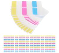 Hemobllo 20 Sachets D’Onglets Adhésifs Inscriptibles Moyens 60 Pièces par Sachet Marque-Pages Autocollants pour Classement Cahiers Documents et Livres Organisation Bureau et Scolaire
