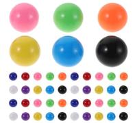 Hemobllo 200 Billes colorées pour l'éducation mathématique, Boules en Plastique pour Circuit de Billes, Jeu de société, pièces de Jeu de société, Dames Chinoises 12 mm